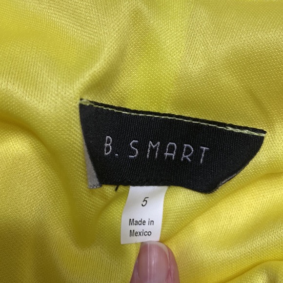 Long party dress. Golden yellow with silver beads - Picture 2 of 6